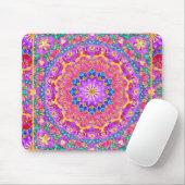 Helle Indien-Aquarell-Mandala Mousepad (Mit Mouse)