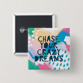 Helle Inspiration I | Verfolgen Sie Ihre verrückte Button (Vorne & Hinten)