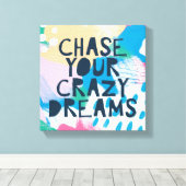 Helle Inspiration I | Verfolgen Sie Ihre verrückte Leinwanddruck (Insitu (Holzboden))