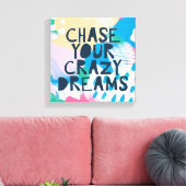 Helle Inspiration I | Verfolgen Sie Ihre verrückte Leinwanddruck (Insitu (Wohnzimmer))