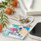 Helle Inspiration II | gehen erhalten ihnen Tiger Schlüsselanhänger (Vorderseite rechts)