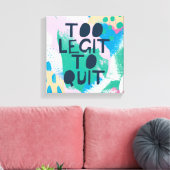 Helle Inspiration III | Zu Legitimität, um aufzuhö Leinwanddruck (Insitu (Wohnzimmer))