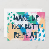 Helle Inspiration IV | wachen Postkarte (Vorne/Hinten)