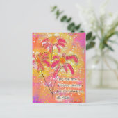 Helle, inspirierende Angebotskarte Postkarte (Stehend Vorderseite)