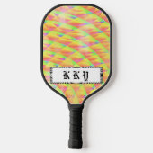 Helle Interferenz von Kenneth Yoncich Pickleball Schläger (Rückseite)