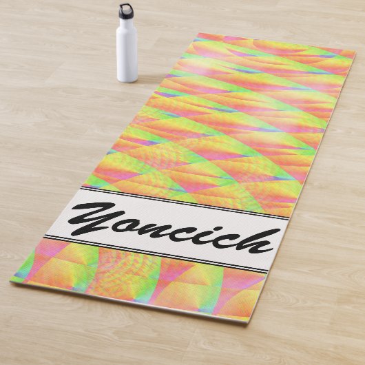 Helle Interferenz von Kenneth Yoncich Yogamatte (Beispiel)
