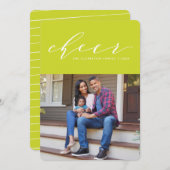 Helle Juckreiz-Skript-Feiertage Fotokarte Feiertagskarte (Vorne/Hinten)