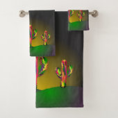 Helle Kaktus Badhandtuch Set (Insitu)