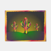 Helle Kaktus Fußmatte (Vorderseite)