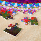 Helle kaleidoskopische Mandala-Kunst Puzzle (Seite)