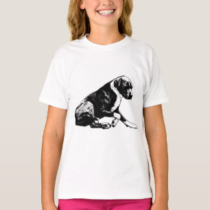 Helle Kante, ruhiger Blick T-Shirt