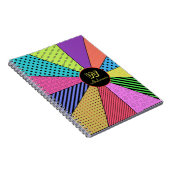 Helle Kanten eines Musternotebooks Notizblock (Rechte Seite)