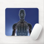 Helle Karte der Akupunkturpunkte Mousepad (Mit Mouse)