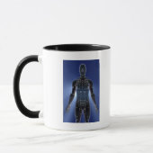 Helle Karte der Akupunkturpunkte Tasse (Links)