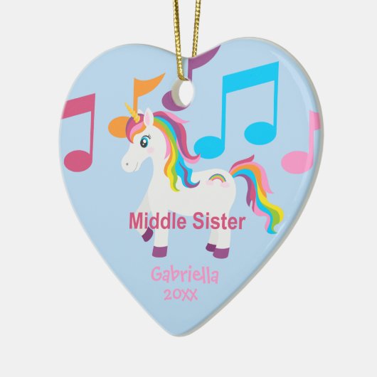 Helle Keramik Ornament (Links)