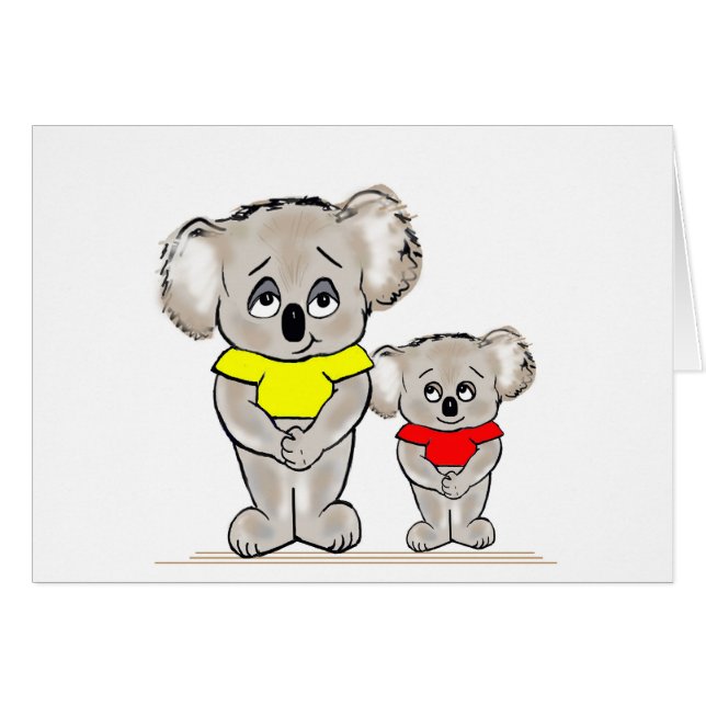 Helle Koala (Vorderseite (Horizontal))