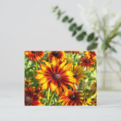 Helle Konfektion Blumenkarte Postkarte (Stehend Vorderseite)