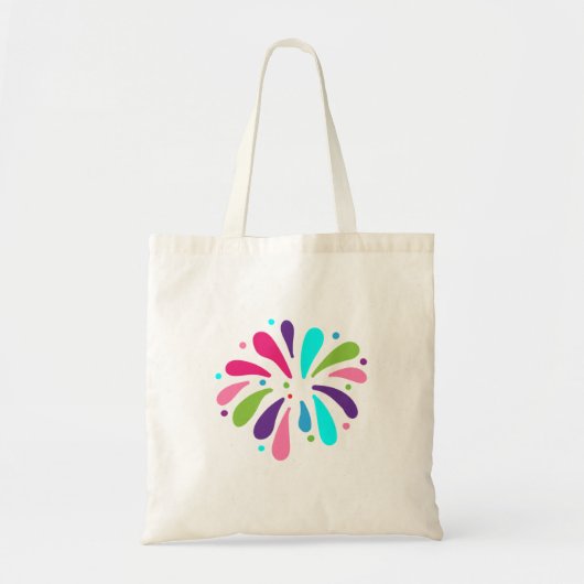 Helle Konfetti-Splash-Feier-Tasche Tragetasche (Vorne)