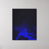 Helle Konstellation von Orion mit Betelgeuse Leinwanddruck (Vorderseite)