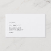 Helle Koralle Visitenkarte (Rückseite)