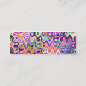 Helle Künstler-dünne Visitenkarte (Rückseite)