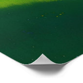 helle Landschaft mit sanften Hügeln Poster (Ecke)