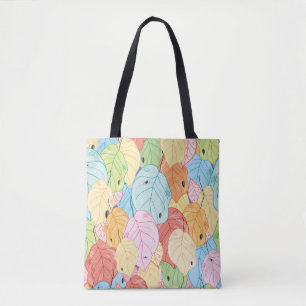 Helle Leaf Textur: Die Natur Inspiriert. Tasche