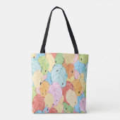 Helle Leaf Textur: Die Natur Inspiriert. Tasche (Rückseite)