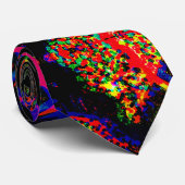Helle, lebendige Crazy Neon Socks Krawatte (Gerollt)