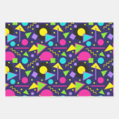 Helle, lebendige Formen Geschenkpapier Set (Vorderseite)