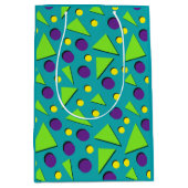 Helle, lebendige Formen Mittlere Geschenktüte (Vorderseite)