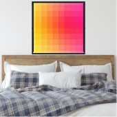 Helle lebendige Gestaltung Leinwanddruck (Insitu (Schlafzimmer))