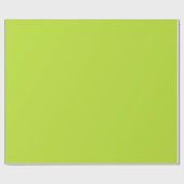 Helle, lebendige Limettengrün, Solid Geschenkpapier (Flach)
