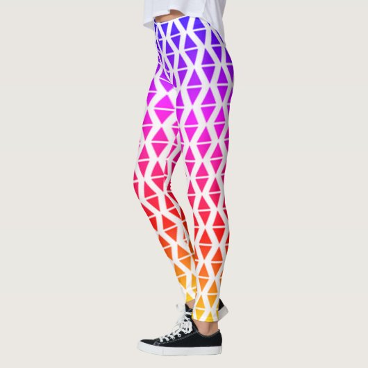 Helle, lebendige Strand Abstrakt Yoga Pants Leggin Leggings (Links)