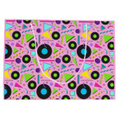 Helle, lebhafte Formen große Geschenktasche Geschenktüte (Rückseite)