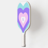 Helle Lebhaftigkeit Y2k 2000s Multiple Hearts Pick Pickleball Schläger (Links)