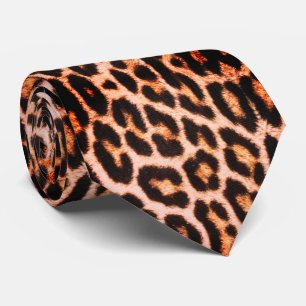 Helle Leopardenkrawatte Krawatte