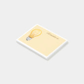 Helle Leuchtbrille - Nachhinweise Post-it Klebezettel (angewinkelt)