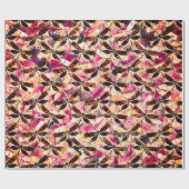 Helle Libellen Geschenkpapier (Flach)