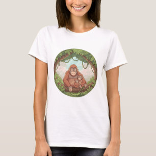 Helle Liebe - Adorable Orangutan Mama & Baby Women T-Shirt