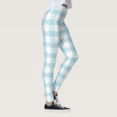 Helle Light Baby Blue & White Pastel Gingham Xs Leggings (Rechts)