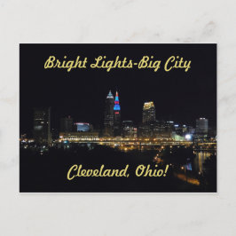 Helle Lights Cleveland Ohio Postkarte