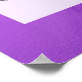 Helle, Lila Abstrakte Alkoholtupfer Flüssigkeit Ku Poster (Ecke)