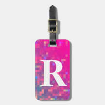 Helle lila, blaue quadratische Lichter mit