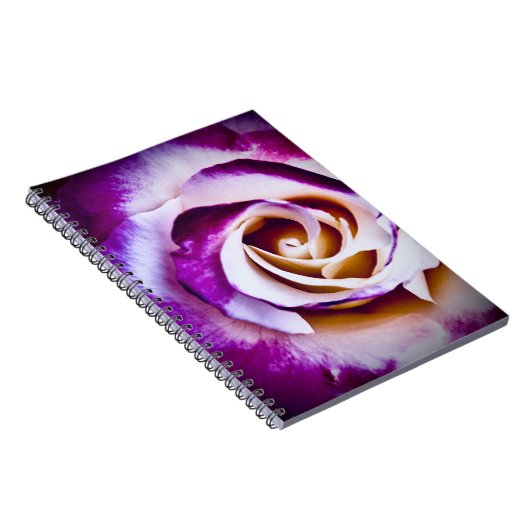 Helle Lila Blume Notebook Notizblock (Rechte Seite)