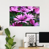 Helle Lila Blume Poster (Heimbüro)