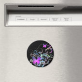 Helle Lila Butterfly Magnet (In Situ (Geschirrspüler))