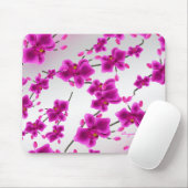 Helle Lila Chic Orchid Blume Elegante Florenz Mousepad (Mit Mouse)