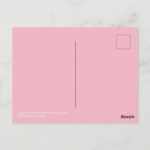 Helle Lila Garden Blume Osteospermum Postkarte (Rückseite)