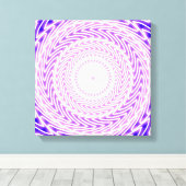Helle lila Kreise Leinwanddruck (Insitu (Holzboden))
